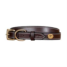 Hundehalsband aus Glattleder Dy'on Braun