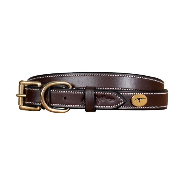 Hundehalsband aus Glattleder Dy'on Braun