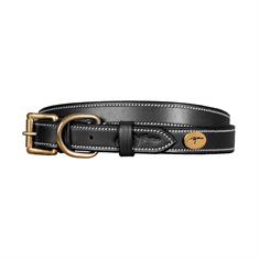Hundehalsband aus Glattleder Dy'on Schwarz