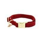 Hundehalsband Corduroy Kentucky Rot