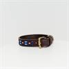 Hundehalsband Handmade Pearls Kentucky Dunkelblau