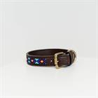 Hundehalsband Handmade Pearls Kentucky Dunkelblau