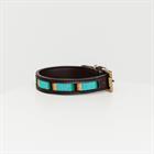 Hundehalsband Handmade Pearls Kentucky Hellblau