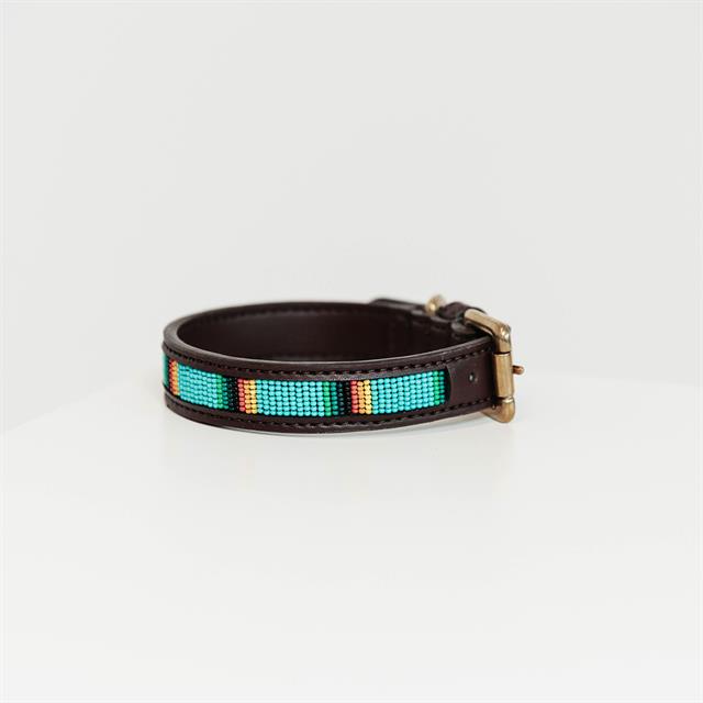 Hundehalsband Handmade Pearls Kentucky Hellblau