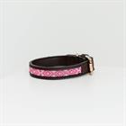 Hundehalsband Handmade Pearls Kentucky Rosa