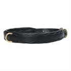 Hundehalsband HGWave Leder HORSEGEAR Schwarz