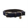 Hundehalsband Nylon geflochten Kentucky Dunkelblau