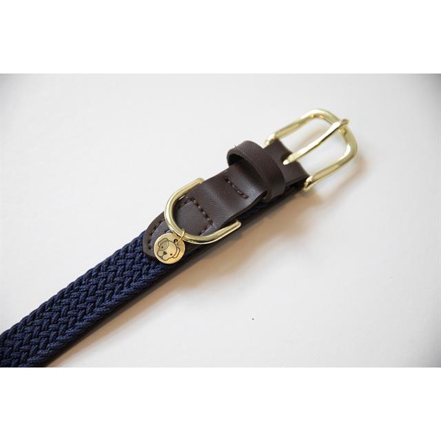 Hundehalsband Nylon geflochten Kentucky Dunkelblau