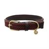 Hundehalsband Nylon geflochten Kentucky Dunkelrot