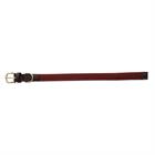 Hundehalsband Nylon geflochten Kentucky Dunkelrot