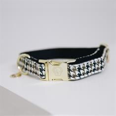 Hundehalsband Pied-De-Poule Kentucky Braun