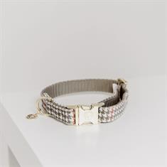 Hundehalsband Pied-De-Poule Kentucky Hellbraun