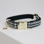 Hundehalsband Pied-De-Poule Kentucky Schwarz