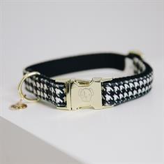 Hundehalsband Pied-De-Poule Kentucky Schwarz