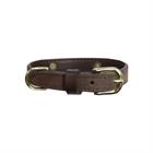 Hundehalsband Samt Leder Kentucky Braun