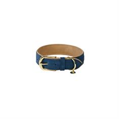 Hundehalsband Vegan Leder Kentucky Dunkelblau