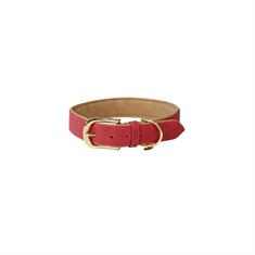 Hundehalsband Vegan Leder Kentucky Hellrot