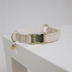 Hundehalsband Wolle Kentucky Hellbraun