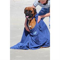 Hundehandtuch WeatherBeeta Mittelblau