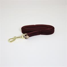 Hundeleine Corduroy Kentucky Dunkelrot