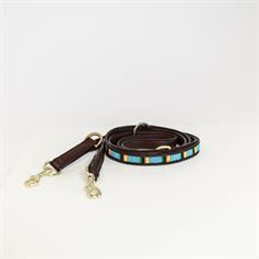 Hundeleine Handmade Pearls Kentucky Hellblau
