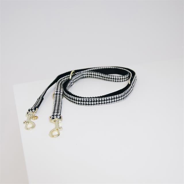 Hundeleine Pied-De-Poule Kentucky Schwarz
