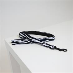 Hundeleine Zebra Kentucky Schwarz-Weiß