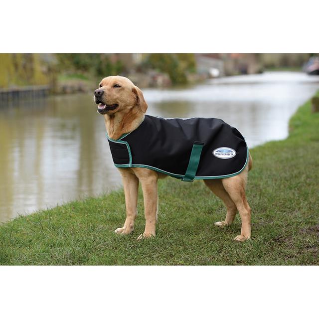 Hundemantel Green-Tec 900D 220gr WeatherBeeta Schwarz-Grün