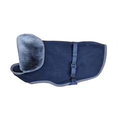 Hundemantel Show-Line Bucas Dunkelblau-Grau