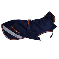 Hundemantel Therapy Bucas Dunkelblau-Orange