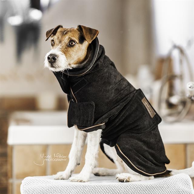 Hundemantel Towel Kentucky Schwarz
