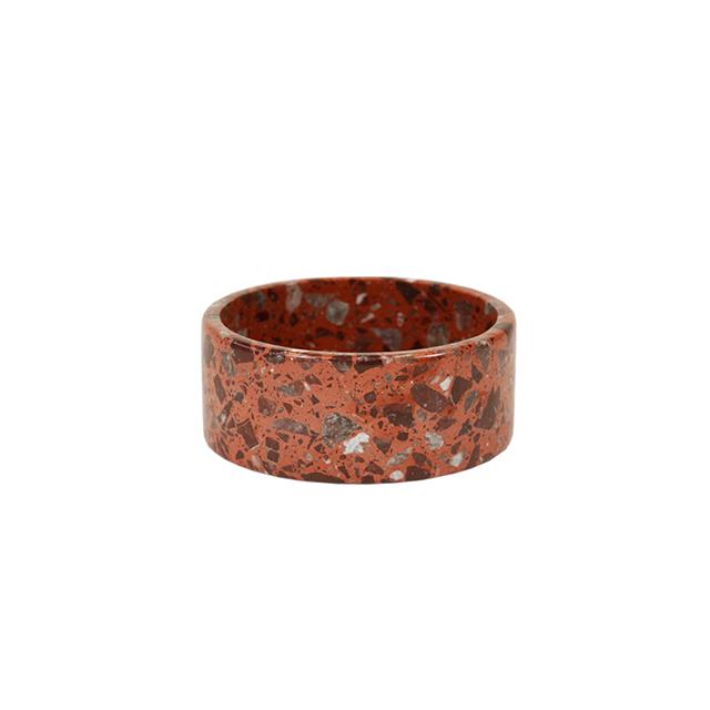 Hundenapf Terrazzo Stein Kentucky Braun