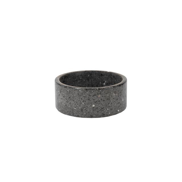Hundenapf Terrazzo Stein Kentucky Schwarz