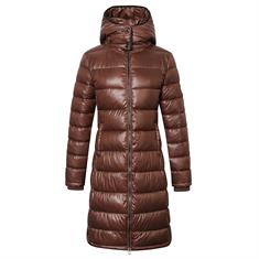 Jacke Quilted Long Covalliero Braun