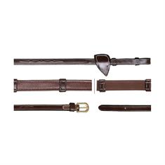 Jagdzügel mit Stegen 16mm D Collection by Dy'on Braun