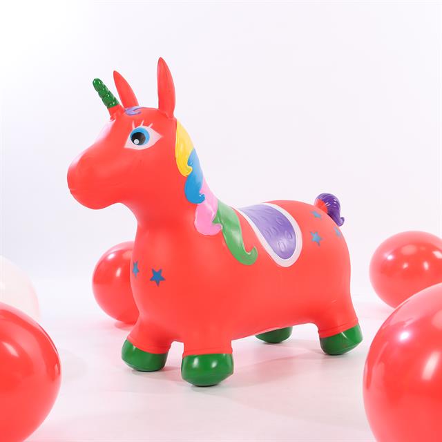 Jumpy Unicorn Epplejeck Rot