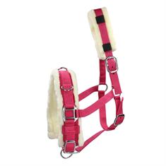 Kappzaum Nylon Epplejeck Dunkelrosa