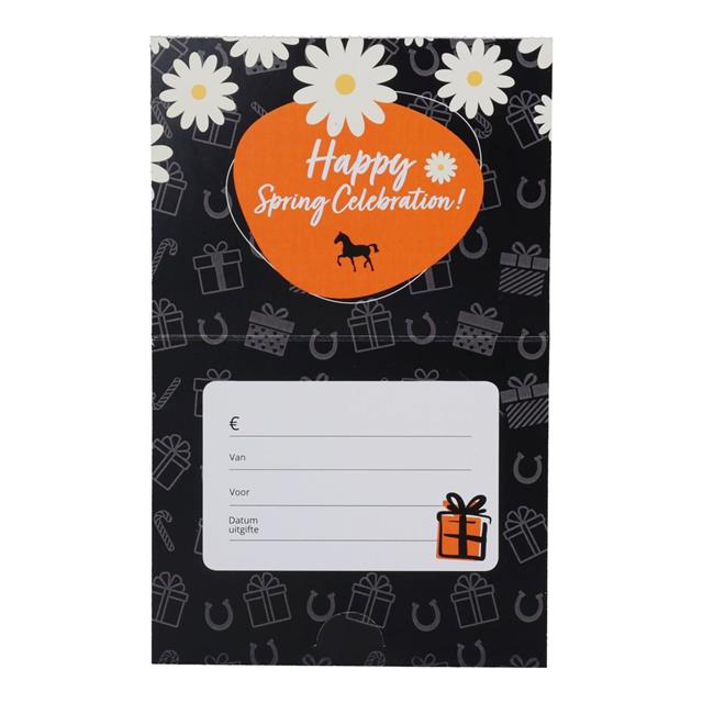 Kartenträger für Geschenkgutschein Happy Spring Celebration Belgien 