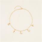 Kette Charms PaardenpraatTV Gold