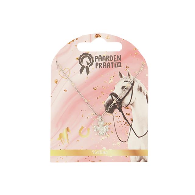Kette Clover PaardenpraatTV Silber