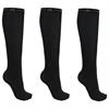 Kniestrümpfe 3er-Pack QHP Schwarz