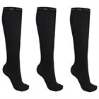 Kniestrümpfe 3er-Pack QHP Schwarz