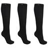 Kniestrümpfe 3er-Pack QHP Schwarz