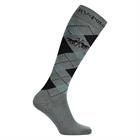 Kniestrümpfe Argyle HV POLO Grün-Schwarz