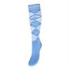 Kniestrümpfe Argyle HV POLO Mittelblau-Blau
