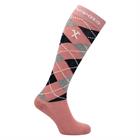 Kniestrümpfe Argyle HV POLO Rosa-Dunkelblau