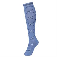 Kniestrümpfe Bogen 2-er Pack Harry's Horse Mittelblau