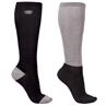 Kniestrümpfe Geschenkbox 2er-Pack QHP Schwarz-Silber