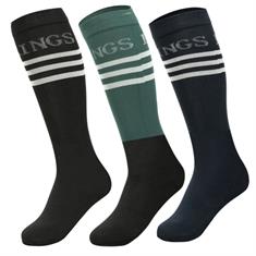 Kniestrümpfe KLGoldie 3er-Pack Kingsland Grün-Dunkelblau