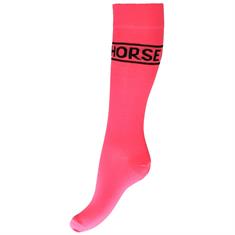 Kniestrümpfe Neon Horse Epplejeck Rosa-Schwarz